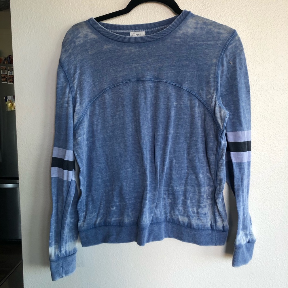 Forever21 Vintage Faded Long Sleeve with Varsity Look